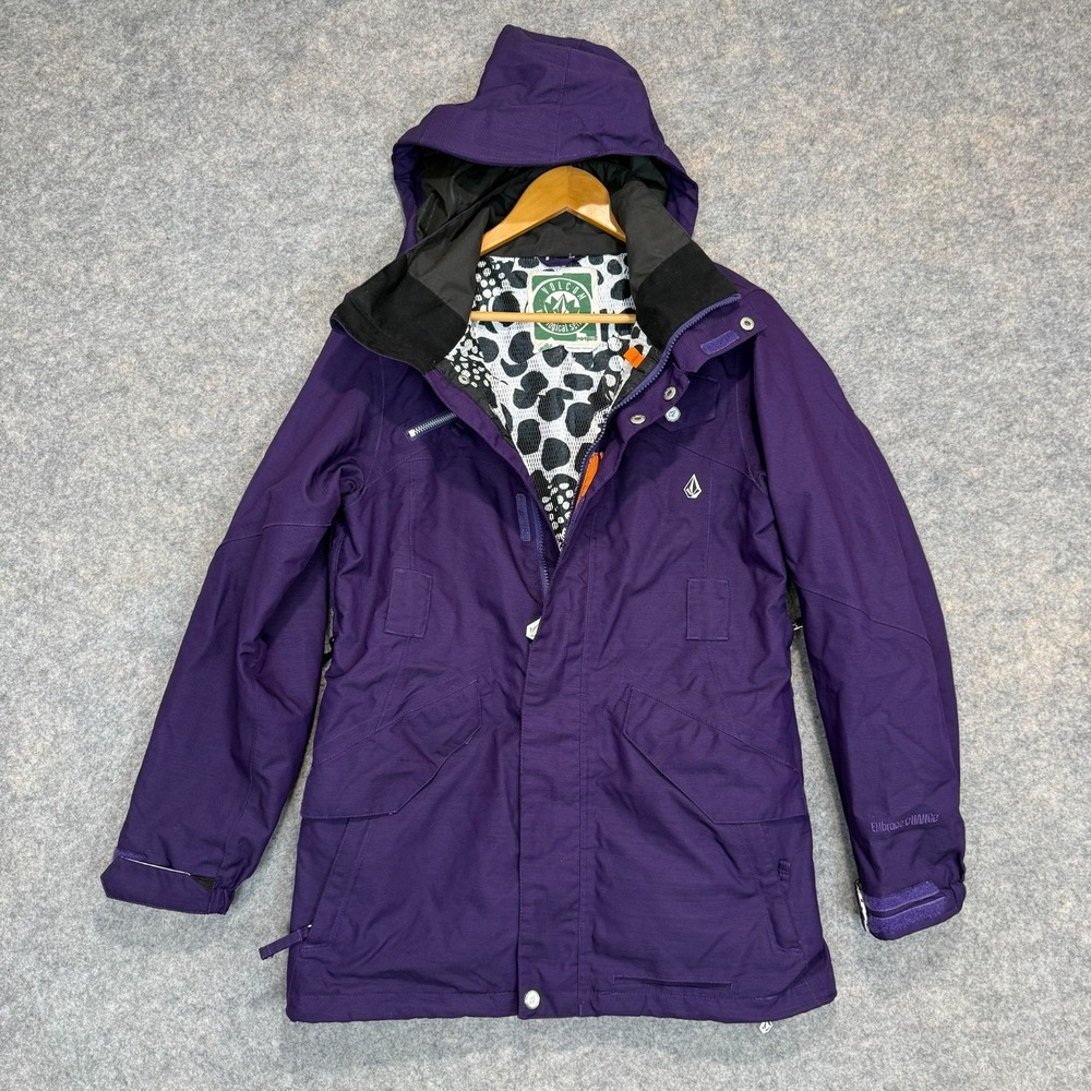 VOLCOM Nimbus Snow Jacket Mens Small 10K Series Lined Snowboard Ski Rare